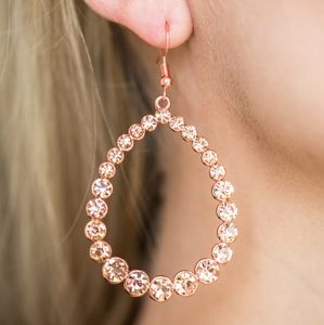  "RISE AND SPARKLE!" COPPER EARRINGS